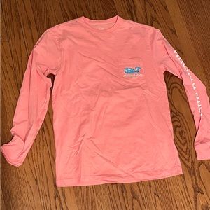 Vinyard Vines Icon Whale Long Sleeve Pocket Tee